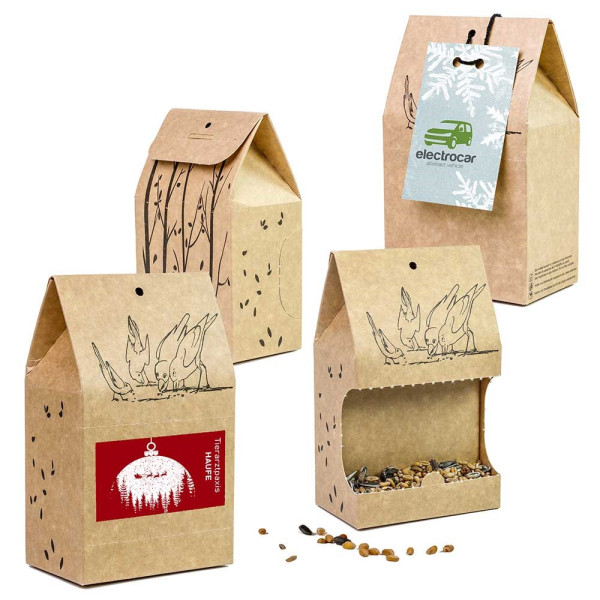 Vogelfutter To-Go - Weihnachten