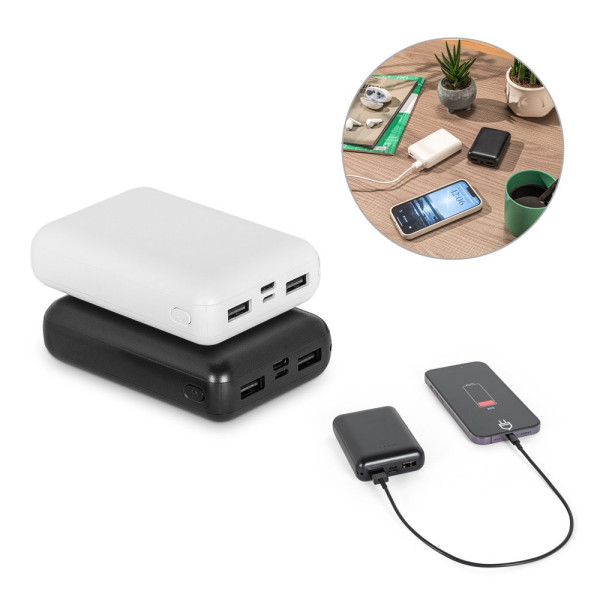 LEAKEY 10. Powerbank 10'000 mAh aus recyceltem ABS (100% rABS)